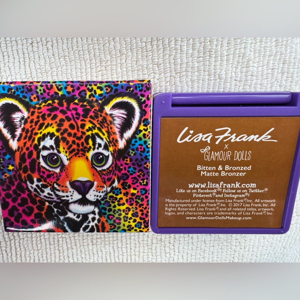 New in Box Rare Lisa Frank X Glamour Dolls Bitten & Bronzed Matte Bronzer - Picture 8 of 10